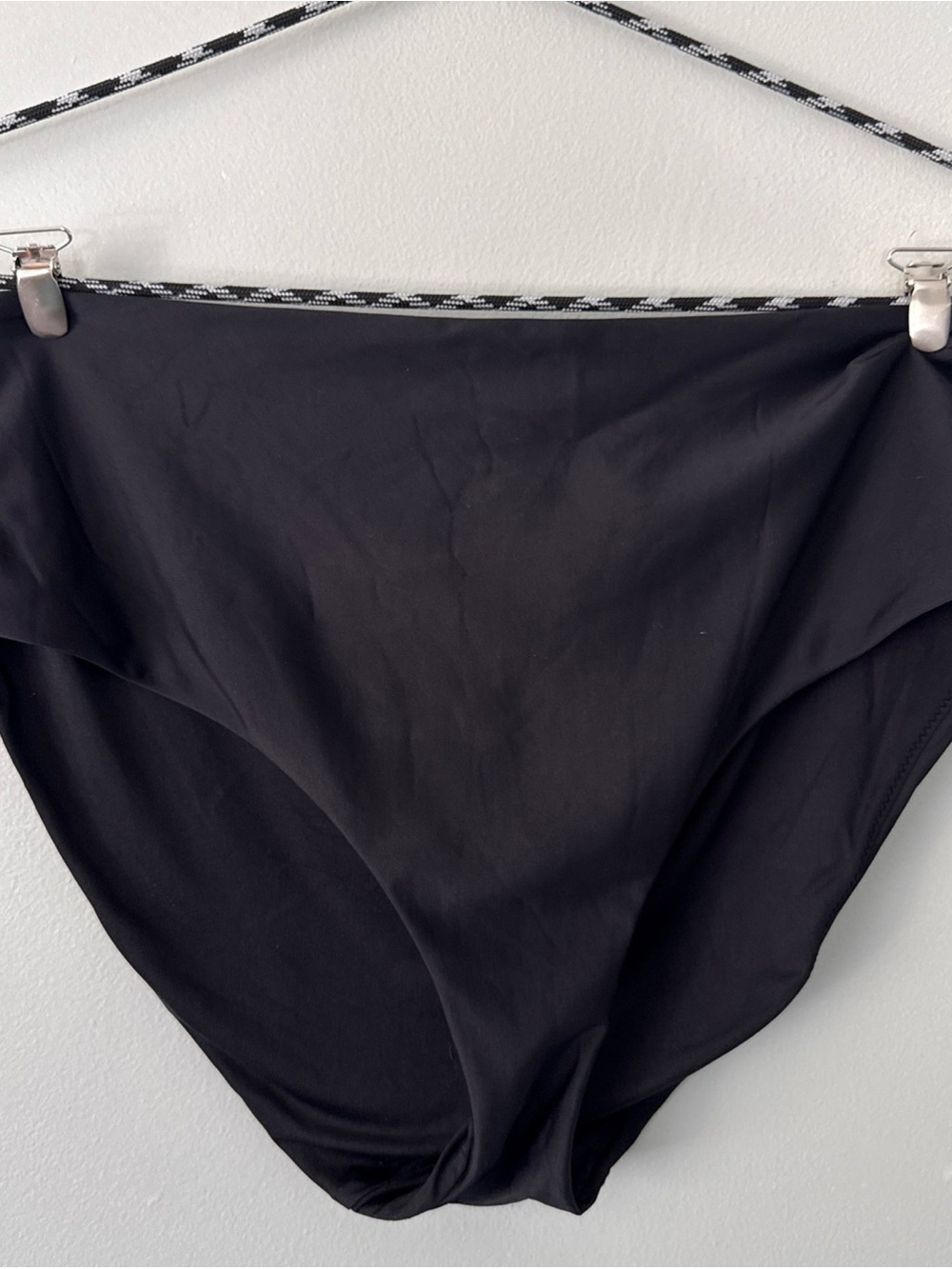 Quince Women’s Bikini Bottom, High Waisted, Black, Size Medium - Picture 2 of 3